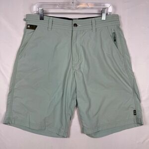 Howler Bros Horizon Hybrid Shorts Mens 33 Sage Green Ripstop Fishing Hiking 1574